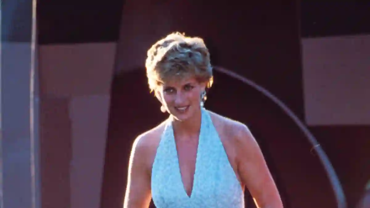 Lady Diana während einer Veranstaltung in der Serpentine Gallery 1995