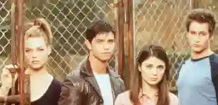 „Roswell“-Darsteller: Katherine Heigl, Jason Behr, Shiri Appleby und Brendan Fehr