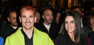Antoine Griezmann und seine Frau Erika Choperena
