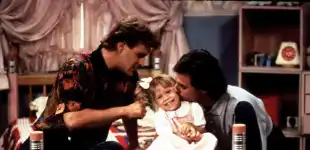 Dave Coulier, Mary Kate Olsen, Ashley Olsen und Bob Saget