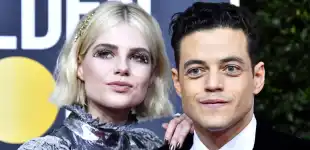 Lucy Boynton und Rami Malek