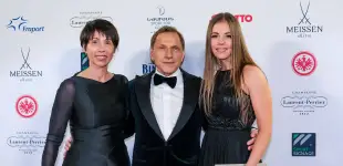 Richy Müller mit Frau Christl und Tochter Paulina