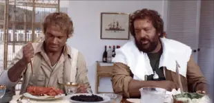 "Das Krokodil und sein Nilpferd" mit Terence Hill und Bud Spencer