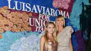 Leni Klum und Heidi Klum nehmen an der Veranstaltung LuisaViaRoma for Unicef teil.