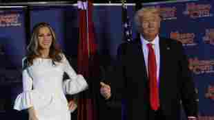 Melania und Donald Trump als Wachsfiguren