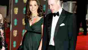 Kate Middleton zeigte bei den BAFTA Awards ihren Babybauch in Begleitung von Prinz William