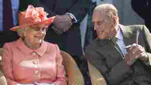 Königin Elisabeth Prinz Philip glücklich