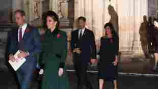 Prinz William Herzogin Kate Prinz Harry Herzogin Meghan Remembrance Sunday