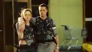 Angelina Jolie und Brad Pitt in der Komödie „Mr. & Mrs. Smith“