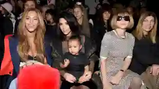 Beyoncé Knowles, Kim Kardashian, North West und Anna Wintour auf der New York Fashion Week