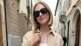 Chiara Ferragni im Cord-Look