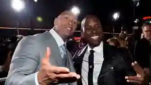 Dwayne Johnson Tyrese Gibson The Fast And The Furious