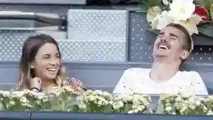 Antoine Griezmann und seine Freundin Erika bei einem Tennis-Match in Madrid