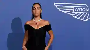 Georgina Rodríguez roter teppich heute heiß sexy