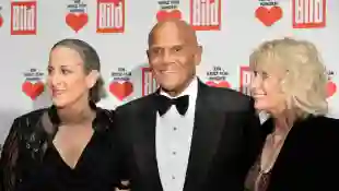 Harry Belafonte mit Tochter Gina und Ehefrau Pamela
