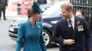 Herzogin Kate und Prinz Harry beim ANZAC Day Service of Commemoration and Thanksgiving 2019