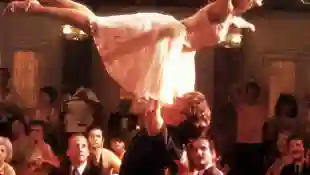 Jennifer Grey und Patrick Swayze bei ihrer legendären Hebefigur aus "Dirty Dancing"