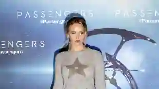 Jennifer Lawrence bei einem Fototermin ihres letzten Filmes „Passengers“