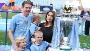 Kevin de Bruyne mit seiner Familie