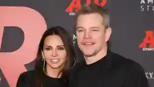 Luciana Barroso und Matt Damon im Jahr 2023