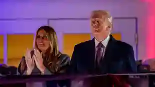 Melania und Donald Trump heute präsident usa