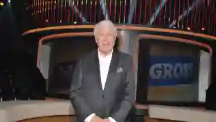 Peter Weck bei der Aufzeichnung der Show „Klein gegen Groß“, Ich heirate eine Familie, ARD,
