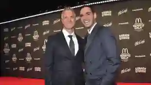 Ralf Schumacher und Étienne pärchenauftritt paar liebe