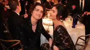 Timothée Chalamet und Kylie Jenner bei den Golden Globes 2024