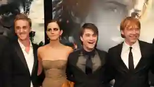 Tom Felton, Emma Watson, Daniel Radcliffe und Rupert Grint