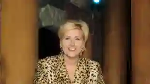 „ZDF“-Fernsehgarten-Moderatorin Andrea Kiewel im Jahr 1997, Andrea Kiewel, ZDF-Fernsehgarten