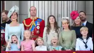 Die britische Königsfamilie an der offiziellen Feier zum 92. Geburtstag der Queen