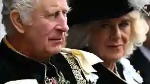 König Charles III. und Camilla während der Krönung in Schottland