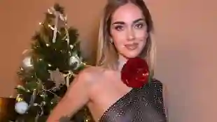 Chiara Ferragni im sexy Weihnachts-Look