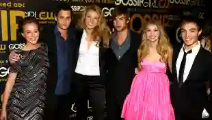 „Gossip Girl“-Cast Leighton Meester, Penn Badgley, Blake Lively, Chace Crawford, Taylor Momsen und Ed Westwick