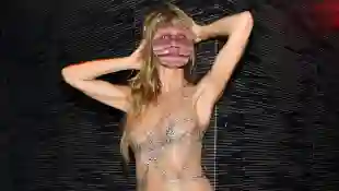 Heidi Klum halloween Aftershow-Nacktoutfit