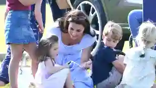 Prinzessin Charlotte, Herzogin Kate und Prinz George bei einem Familienausflug