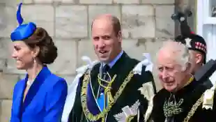 König Charles III., Prinz William und Herzogin Kate