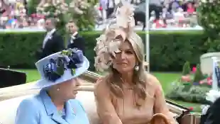 Königin Elisabeth und Königin Máxima beim Pferderennen in Ascot 2019