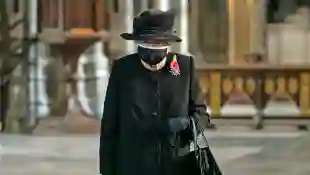 Königin Elisabeth II. Maske Remembrance Sunday