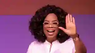 Oprah Winfrey in Johannisburg bei einer Rede zu Ehren Nelson Mandelas 2019