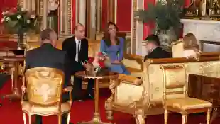 Prinz William, Herzog von Cambridge, und Catherine, Herzogin von Cambridge, sprechen am 7. Oktober 2020 mit dem ukrainischen Präsidenten Volodymyr Zelensky und seiner Frau Olena.