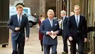 Prinz Harry, König Charles und Prinz William