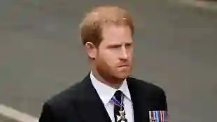 Prinz Harry bei der Beerdigung der Queen