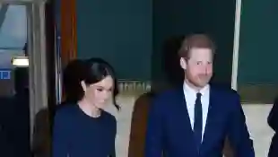 Meghan Markle und Prinz Harry erscheinen zur Geburtstagsfeier der Queen