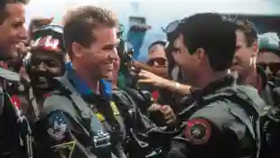 Val Kilmer und Tom Cruise in 'Top Gun'.