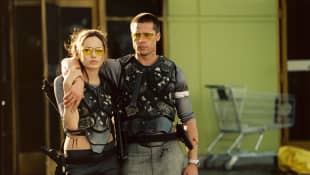 Angelina Jolie und Brad Pitt in „Mr. & Mrs. Smith“
