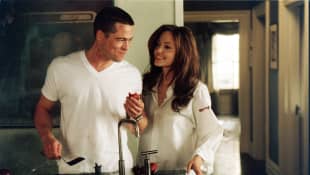 Verliebt Am Mr Und Mrs Smith Set So Beschreibt Angelina Jolie Das Kennenlernen Von Brad Pitt