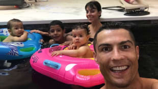 Cristiano Ronaldo und seine Kinder