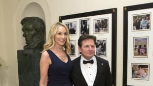 Tracy Pollan und Michael J. Fox