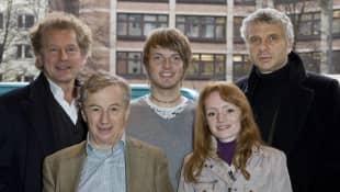 V.l.n.r.: Schauspieler Miroslav Nemec, Gerd Lohmeyer, Philipp Moschitz, Janina Stopper und Udo Wachtveitl 